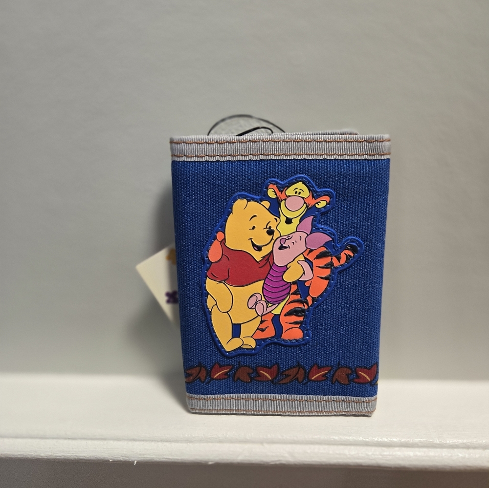 Disney Winnie the Pooh Kids Wallet - Blue and Gray